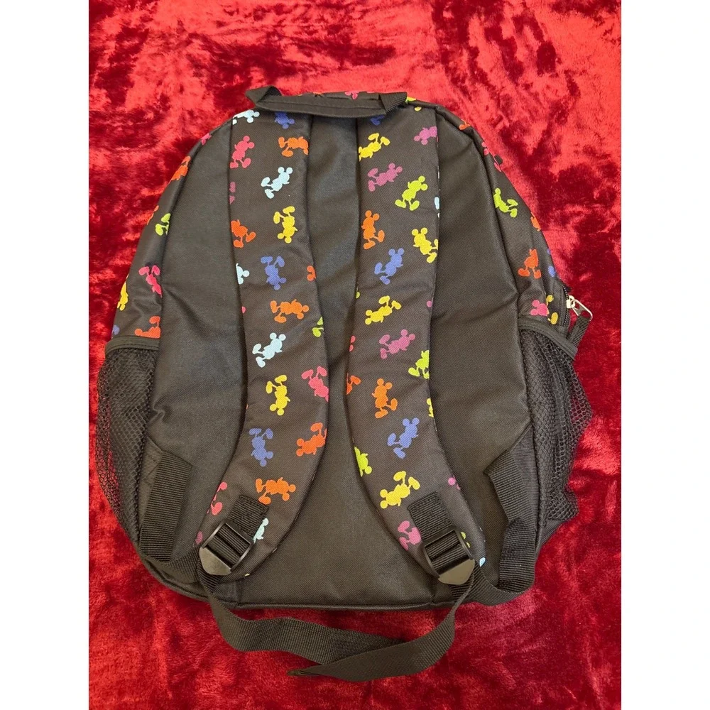 Disney Parks Walt Disney World Mickey Mouse Multi Color Silhouette Backpack